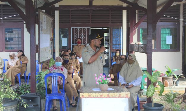sosialisasi sistem pembelajaran during dan Luring di sma negeri 3 merauke