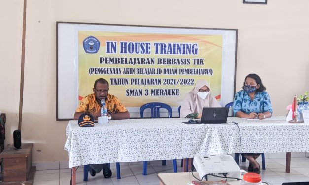 IN HOUSE TRAINING SMAN 3 MERAUKE TAHUN 2021