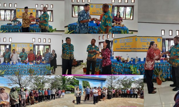 acara syukuran renovasi gedung kantor dan lepas sambut kepala sman negeri 3 merauke