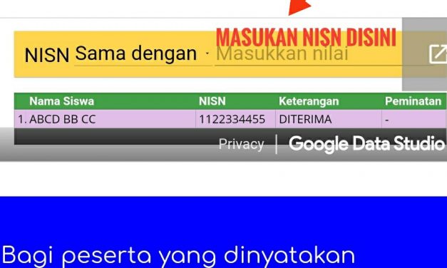 BERIKUT ADALAH CARA PENGISIAN NISN