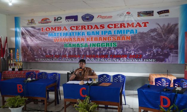 PEMBUKAAN LOMBA CERDAS CERMAT MENYONGSONG HUT SMAN 3 MERAUKE KE 28 TAHUN 2022