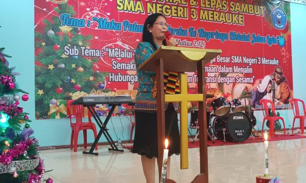 SAMBUTAN KEPALA SMAN 3 MERAUKE