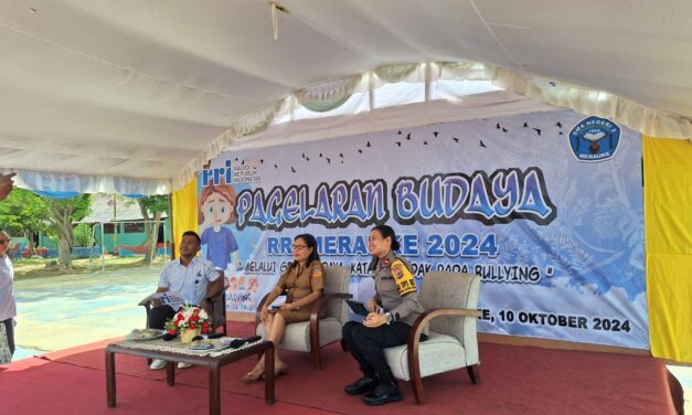 Pagelaran Budaya RRI MERAUKE TAHUN 2024 DI SMAN 3 MERAUKE