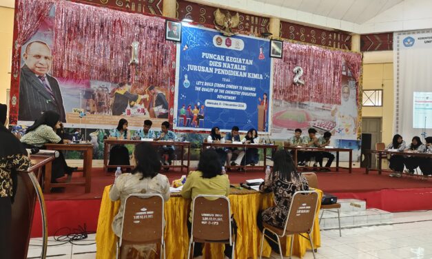 <font style="vertical-align: inherit;"><font style="vertical-align: inherit;">SMAN 3 MERAUKE BERAHASIL MERAIH JUARA DALAM PERLOMBAAN MEMPERINGATI DIESNATALIS JURUSAN PENDIDIKAN KIMIA UNIVERSITAS MERAUKE TAHUN 2024</font></font>