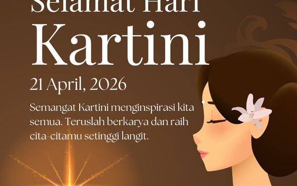 Habis gelap terbitlah terang. Selamat merayakan Hari Kartini 2026!
