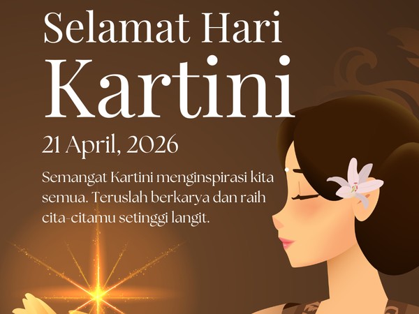 Habis gelap terbitlah terang. Selamat merayakan Hari Kartini 2026!
